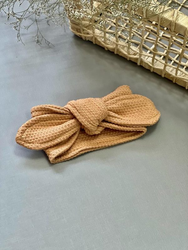 faixinha de cabelo bebe caramelo