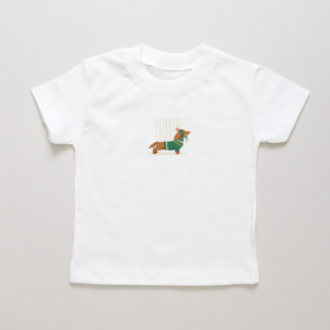 Camiseta Bebê Manga Curta Unissex Dog